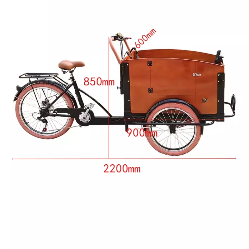 parent-child bicycle pick-up and drop off for strolling children, reverse riding donkey tricycle, customizable electric