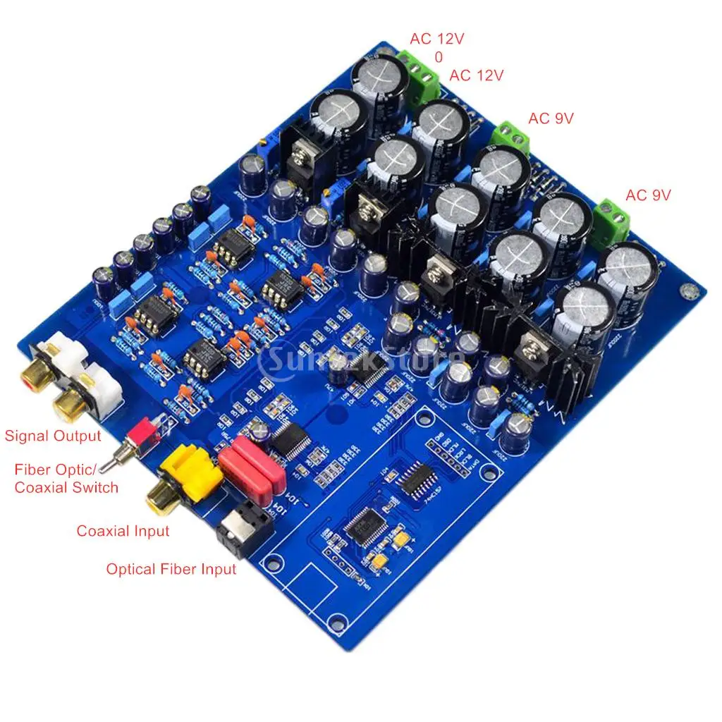 

AK4396 + AK4113 Deluxe аудио декодер DAC волоконный коаксиальный USB модуль платы ввода