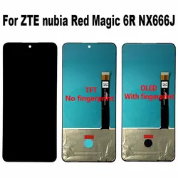 For ZTE nubia Red Magic 6R NX666J LCD Display Touch Screen Digitizer Assembly