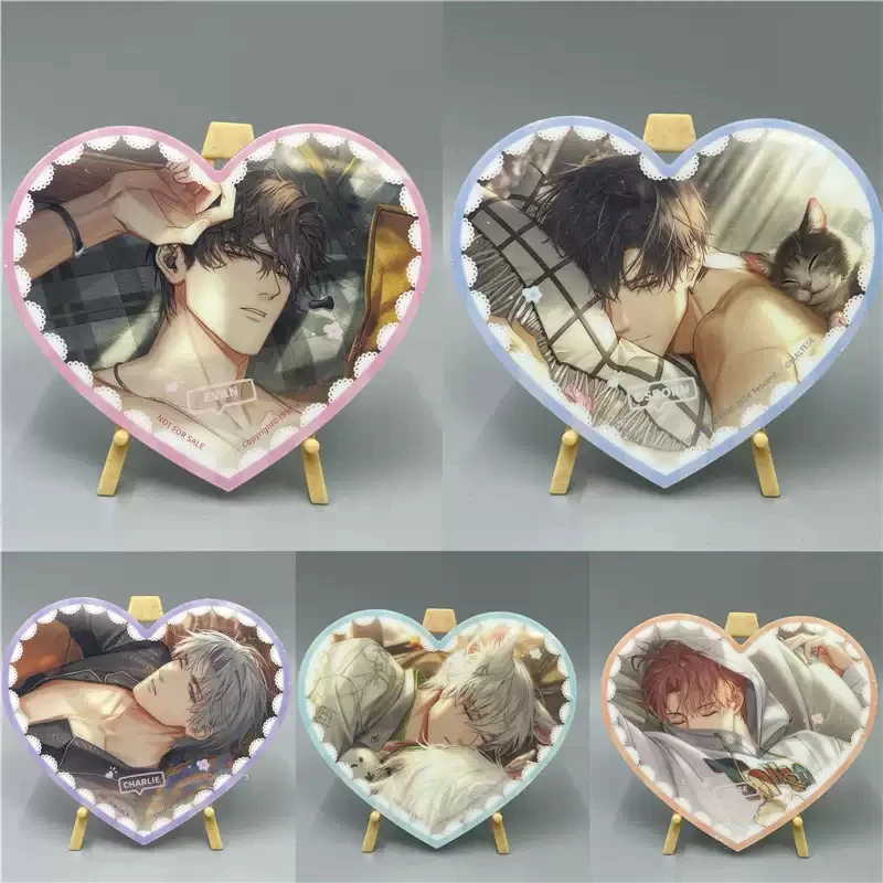 لعبة الضوء والليل سارييل جيسي تشارلي كوسبلاي شخصية أنيمي أكريليك على شكل قلب كوستر زينة إكسسوارات هدية عيد الميلاد