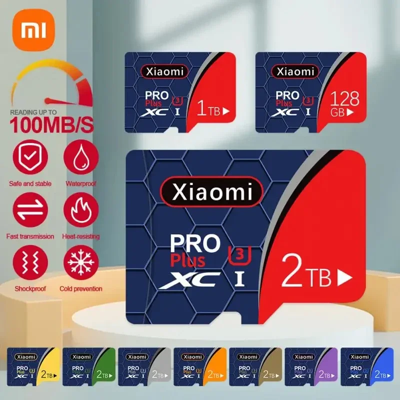 Xiaomi U3 A1 Micro Memory Card V30 TF Flash Memory Card 1TB 2TB Original Class 10 Micro TF SD Card for Switch Phone Cam Tablet