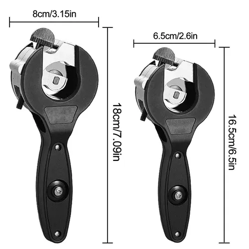 Imagen 2 del producto Cortador de tubos de tubo de trinquete, cuchillo de 6-23mm/8-29mm, tijeras de trinquete de aluminio y cobre de acero inoxidable, herramientas manuales de corte de manguera Universal