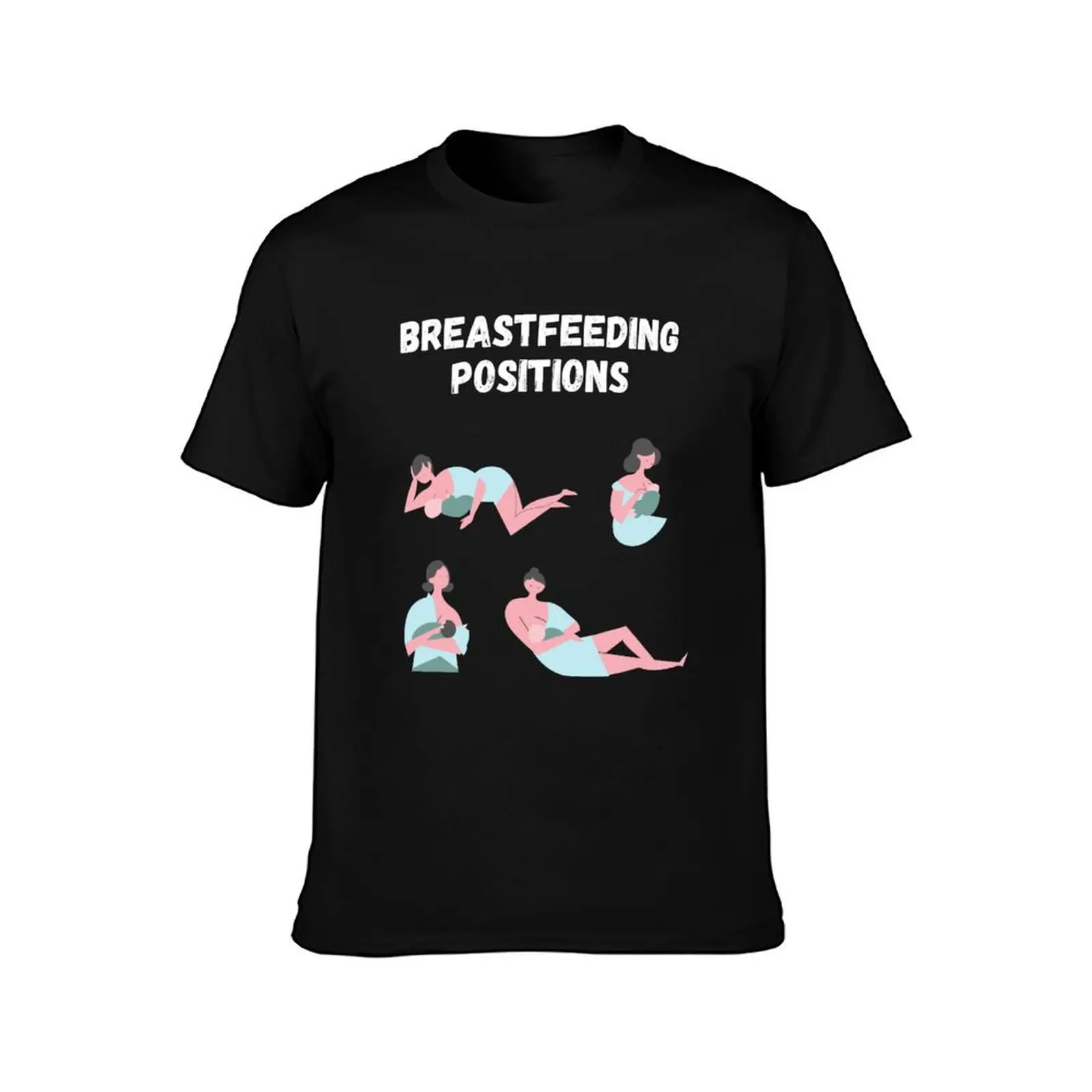 Breastfeeding positions for breastfeeding mom T-Shirt heavyweights quick-drying designer t shirt men