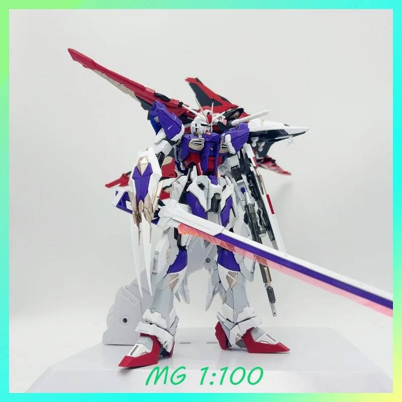 

В НАЛИЧИИ Eagle Pulse MG 1/100 Dark Night Edition Изысканное издание Клеевая форма Сплав Рамка Лист Спрей Собранная модель комплект для детей