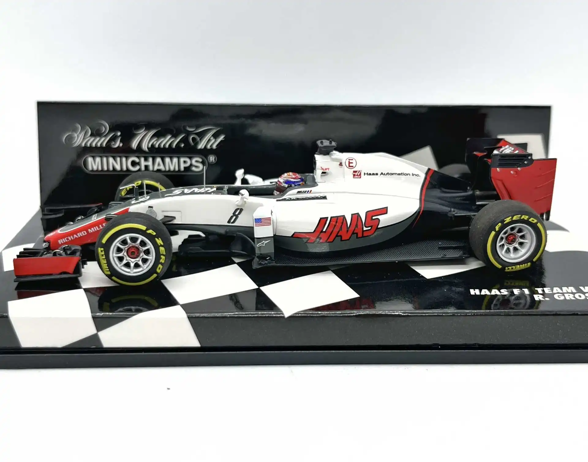 Minichamps 1:43 F1 VF16 2016 Grosjean Simulation Limited Edition Resin Metal Static Car Model Toy Gift