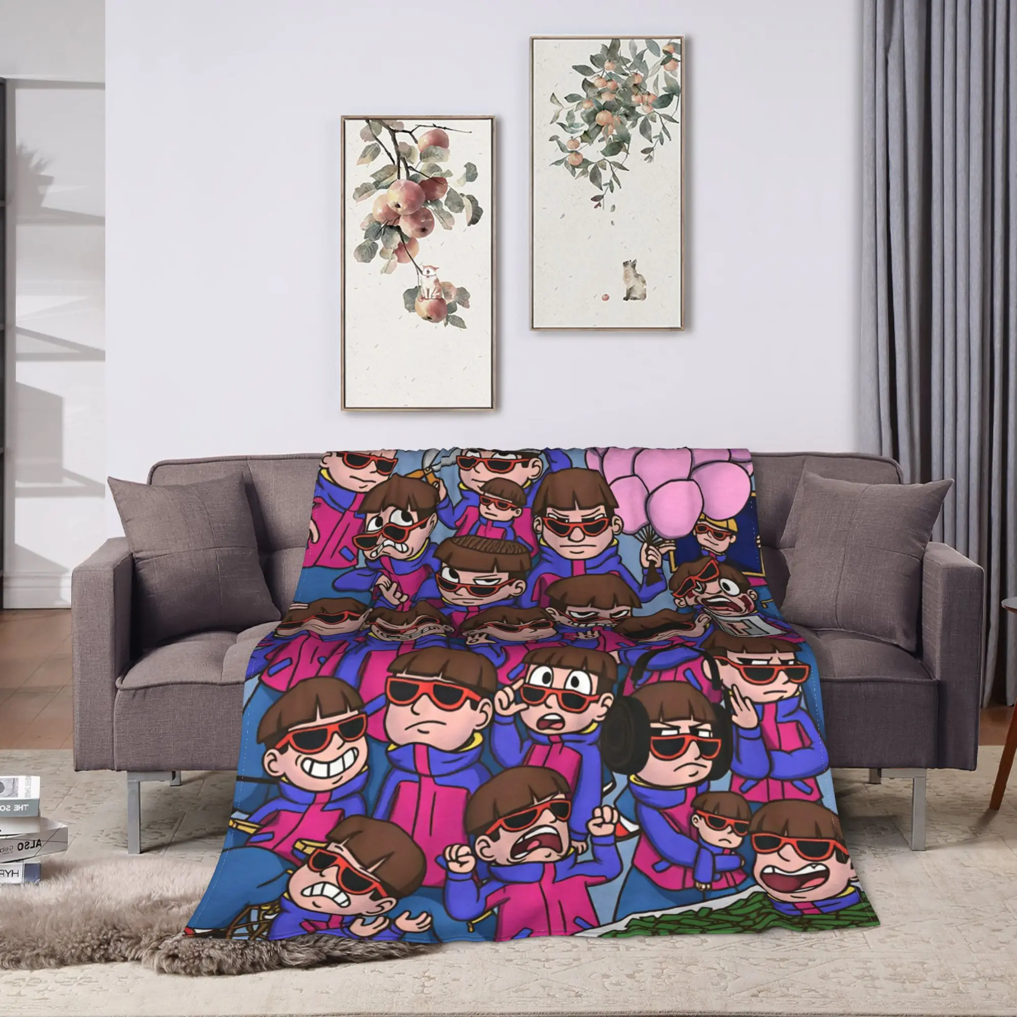 Singer O-Oliver-S Tree Ugly Is Beautiful  Blanket Quality Super Soft  Bedding Throws Winter Child Bedroom Fluffy Bedspread