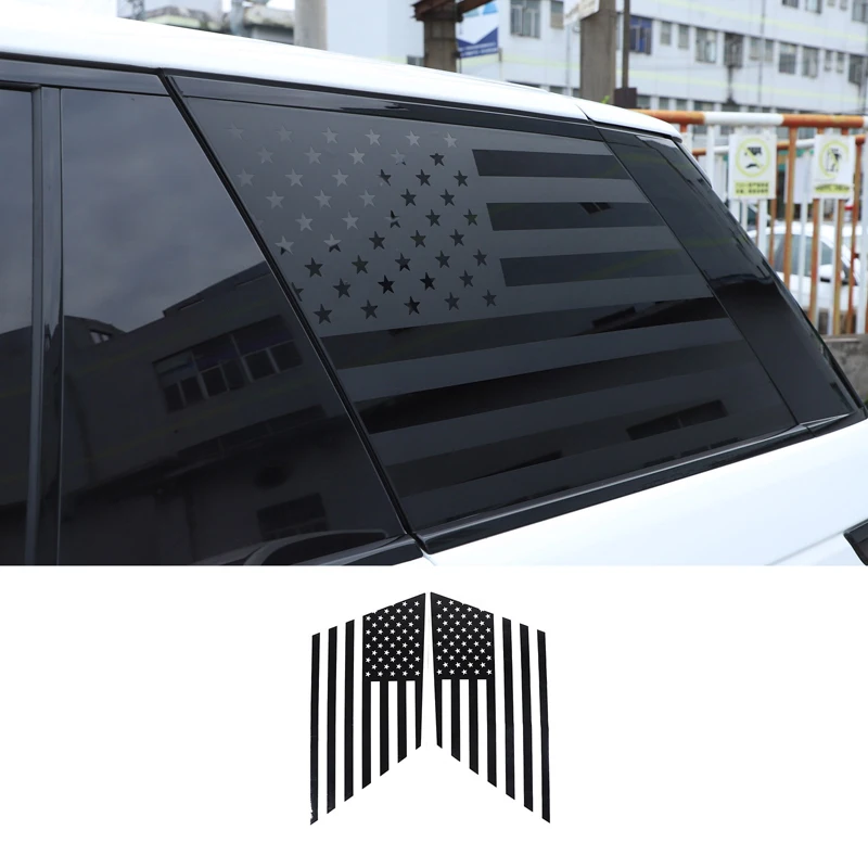 

For Land Rover Range Rover Vogue 2013-2022 PVC Rear Side Window Glass Decorative Sticker Exterior Molding Accessories