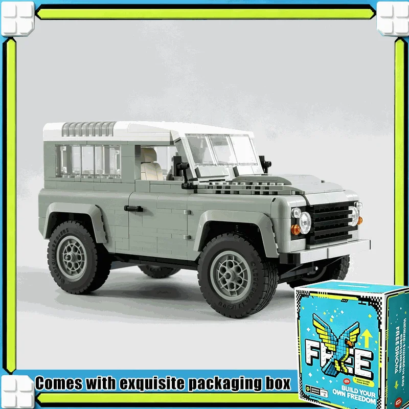 1570PCS Classic British Off Road Utility Vehicle Model Building Blocks DIY Creative Assembly Brick Set Vehicle Collection Gift
