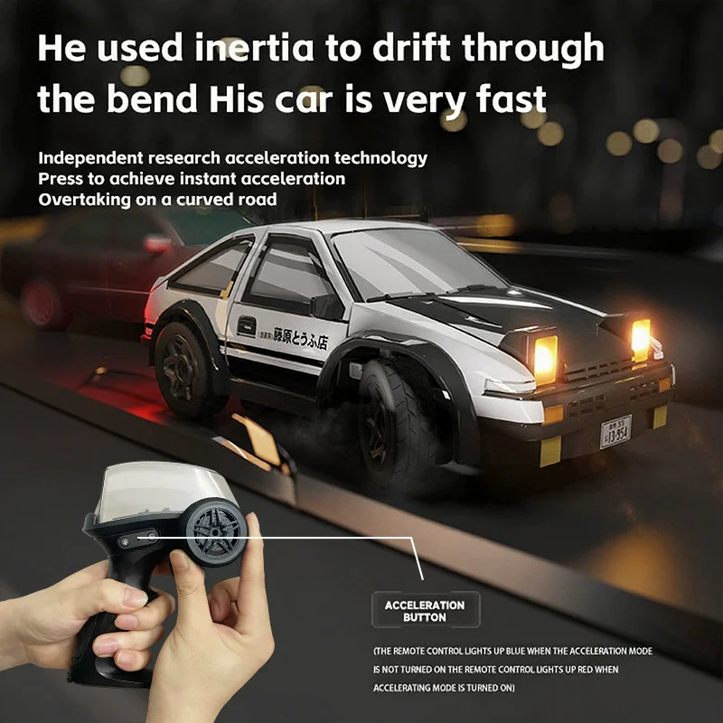 الصبي الكبار RC الانجراف سيارة 1/64 AE86 سطح المكتب الصغير التحكم عن بعد 2.4G 4WD على الطرق الوعرة الانجراف سباق السيارات لعبة مجسمة كهربائية