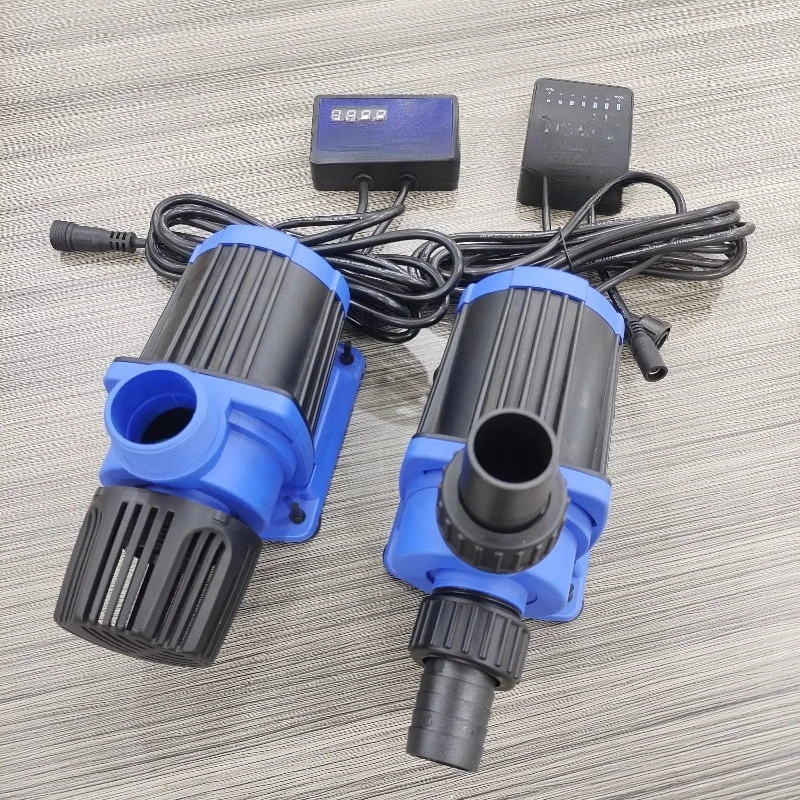 

Adjustable 20000L/H large flow DC pond pump ultra-quiet submersible koi pond pump energy-saving aquarium fountain return pump