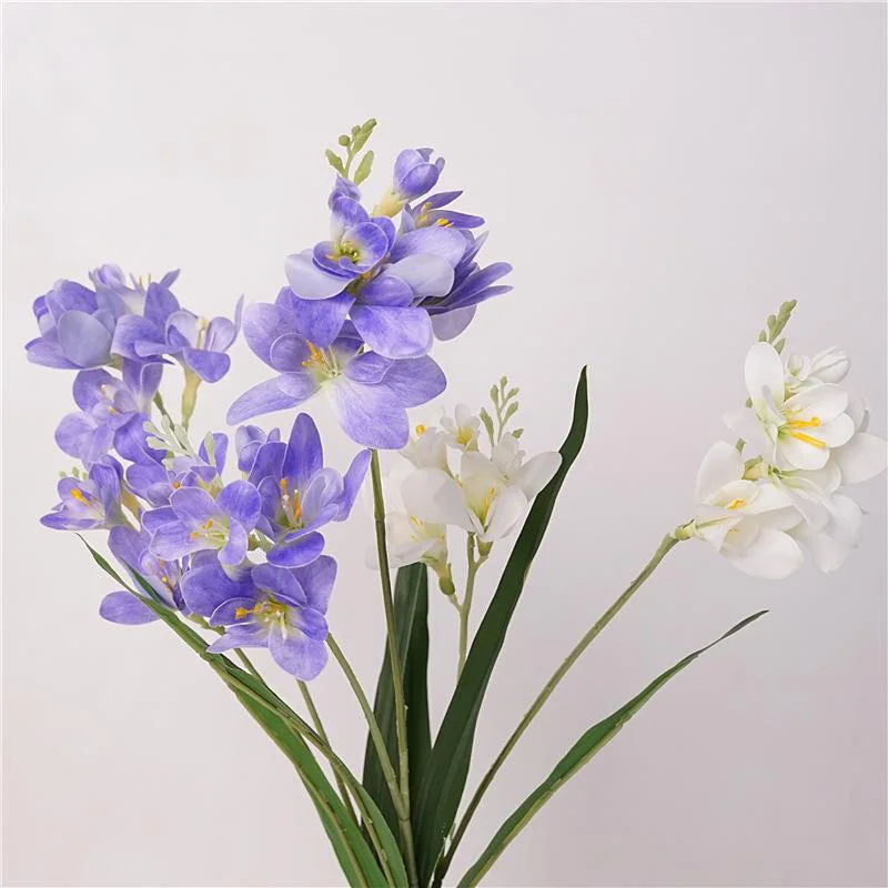 

64cm Simulated Flower Colorful Orchid Flower Artificial Plants Home Flower Arrangement Decor Photo Props Wedding Party Decor