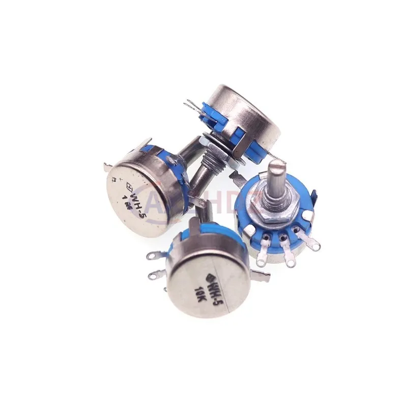 5 قطعة 0.5 واط 470Ω-1 متر الكربون الجهد WH5-1A 470R 1K 1.5K 2.2K 4.7K 10K 22K 47K 100K 220K 470K أوم المقاوم المتغير 4K7 2K2