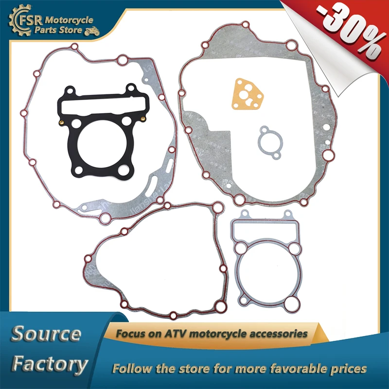 

JIANSHE JSF15 Engine Overhaul gasket Fits JS250 -3/-5 include Cylinder/Crankcase/Tensioner/Pump gasket FG-101000-0 FG-200801-0