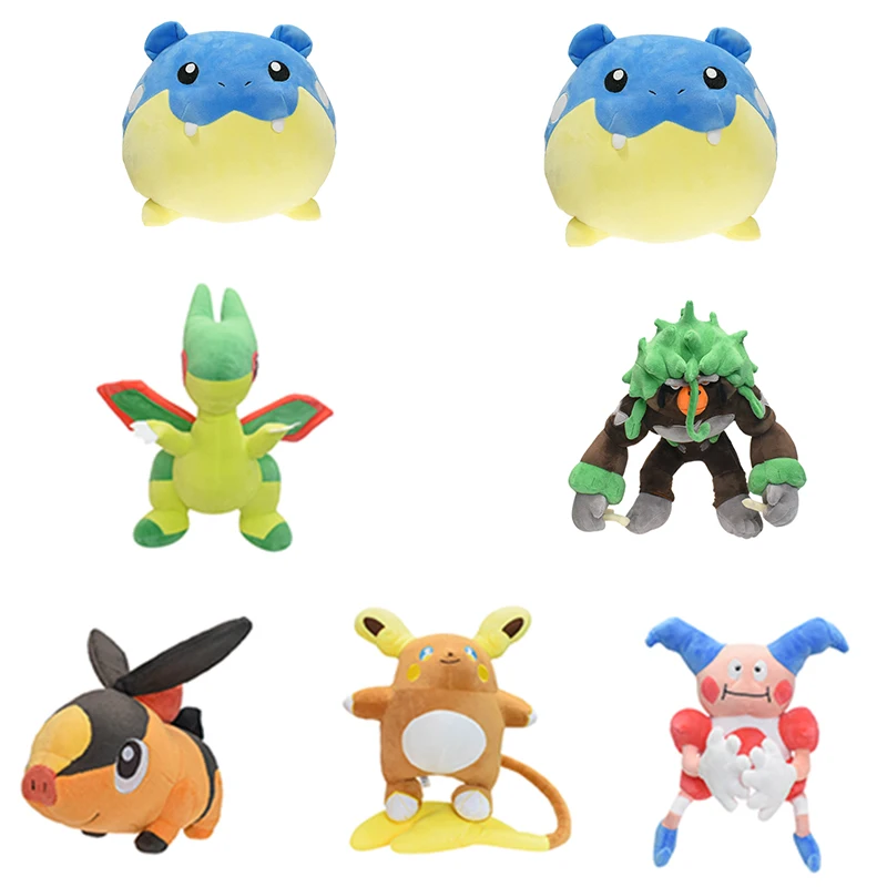 Mew mewtwo pokemon ausgestopfte plüsch puppe eevee psyduck charme leon volcarona rilla boom anime cartoon peluche puppen weihnachts geschenke