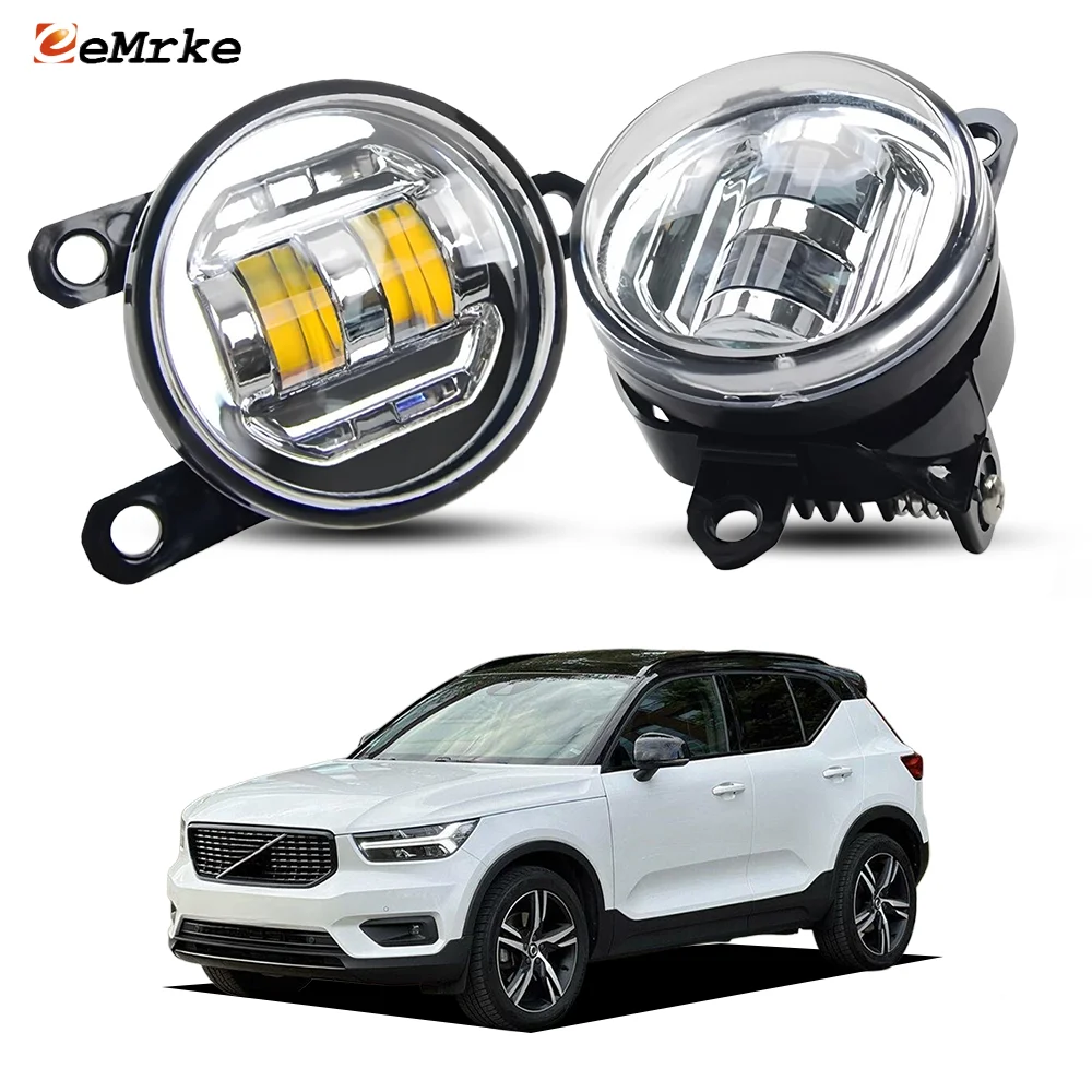 

Upgrade 30W/14W LED Fog Lights DRL For Volvo XC40 2018 2019 2020 2021 2022 H11 Fog Driving Lamp Factory Replace Car Styling Pair