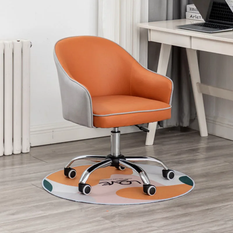 Luxury Rug Office Chair Wheels Leather Mobile Recliner Chair Study Vanity Bedrooms Cadeira De Escritorios Office Furniture