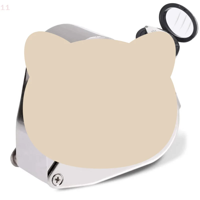 30X/40X Jeweler Loupe Magnifier Metal LED UV Illuminated Pocket Folding Magnifying Glass For Coin Jewelry Supply For Daily Use