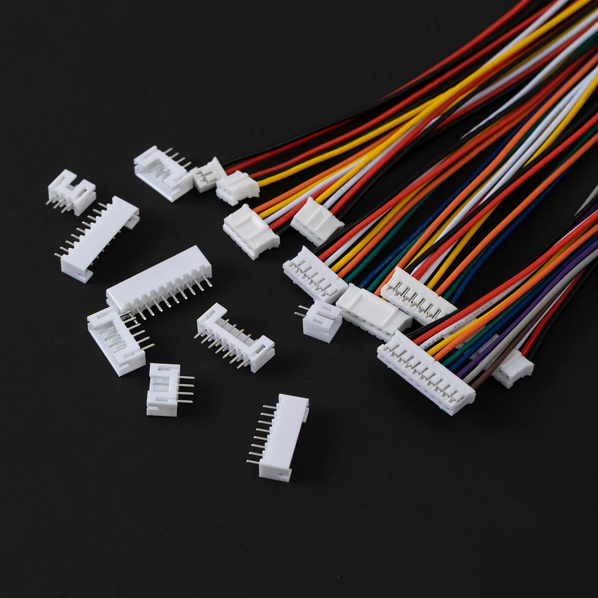 5Sets JST XH2.54 XH ZH PH 1.0 1.25mm 1.5mm 2.0mm 2.54mm Wire cable Connector 2 3 4 5 6 7 8 9 10PIN male and female plug Socket