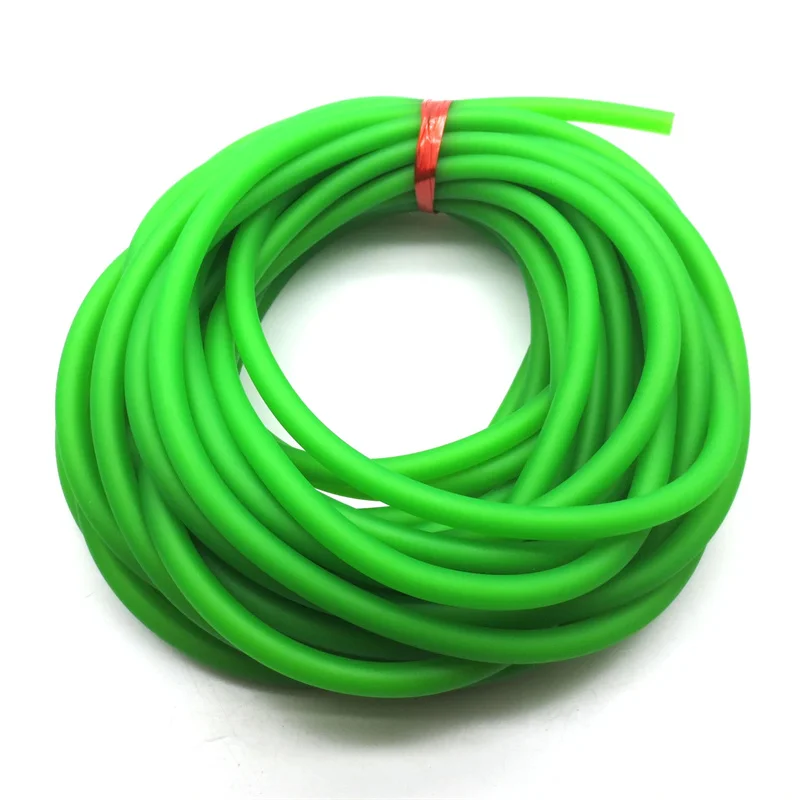 New 20 Meters Green Natural Rubber Band Latex Tube Pull Rope The Latex Tubes Tourniquet Rope Elastic Rubber Band For Sportswoman