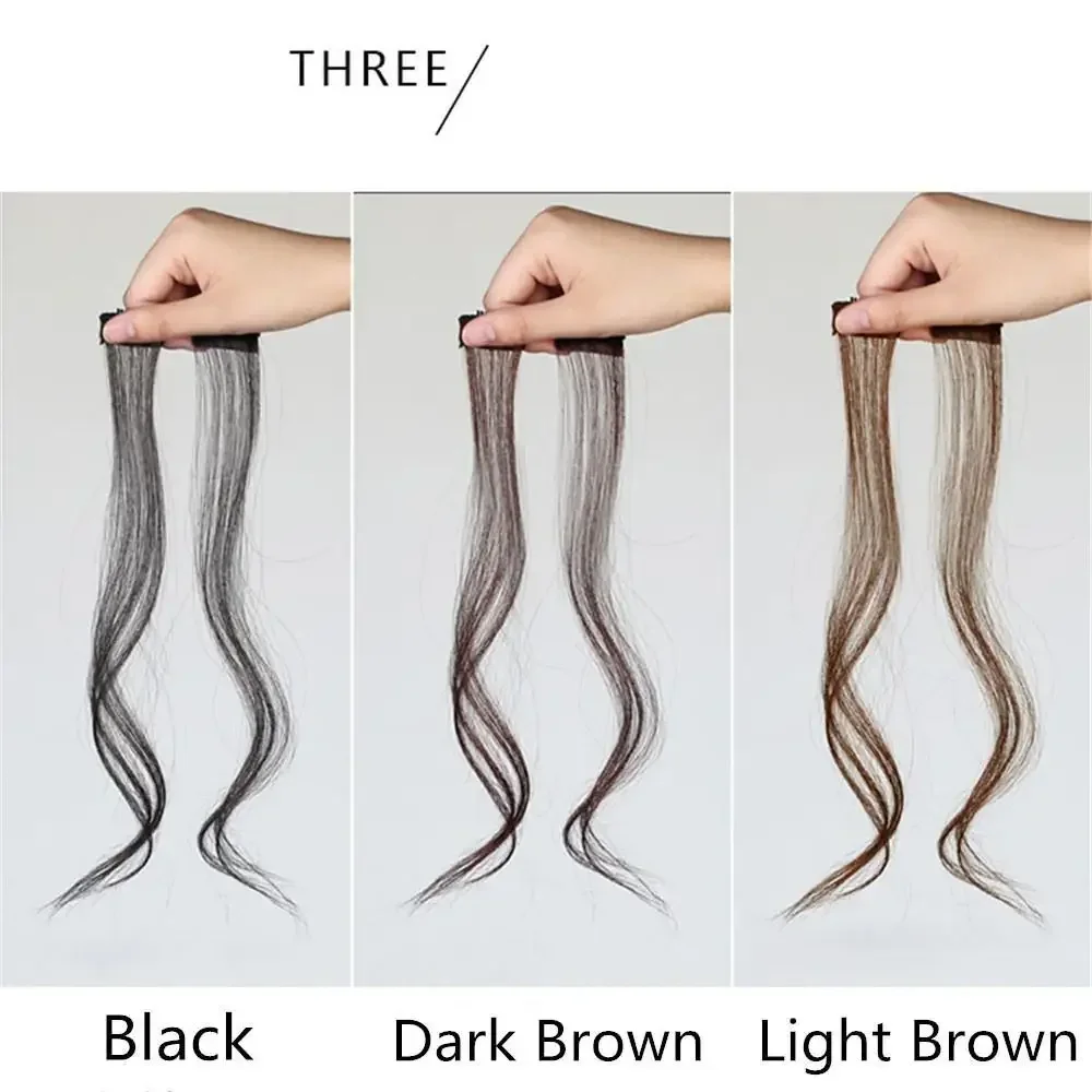 Mid-Length Synthetic Ponytail Wig Short Curly Hair Big Waves Strap Style Hairpiece for Women Natural Look Easy Wear