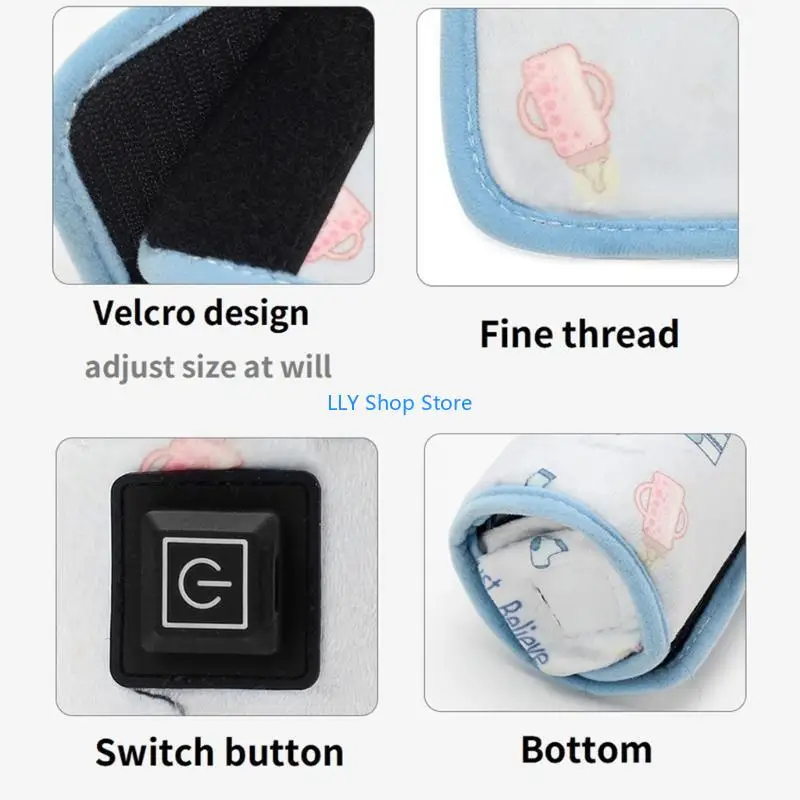 T8UD USB زجاجة الحليب دفئا زجاجة الرضع المحمولة حفظة الحرارة زجاجة كم التدفئة #2