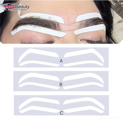 Disposable Eyebrow Design Stencil Eyebrow Tint Airbrush Auxiliary Sticker for Brows Shaping with Single EyebrowsType Option eye