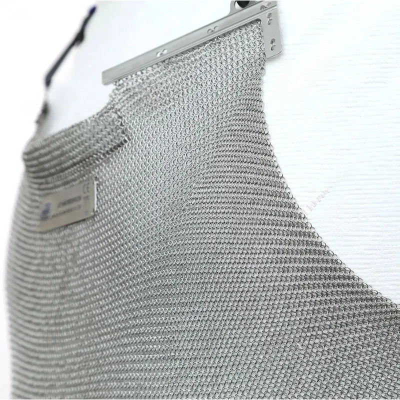 304 Stainless Steel Cut-Resistant Heavy Duty Chainmail Butcher Anti-Cutting Protective Apron For Knife Meat Work