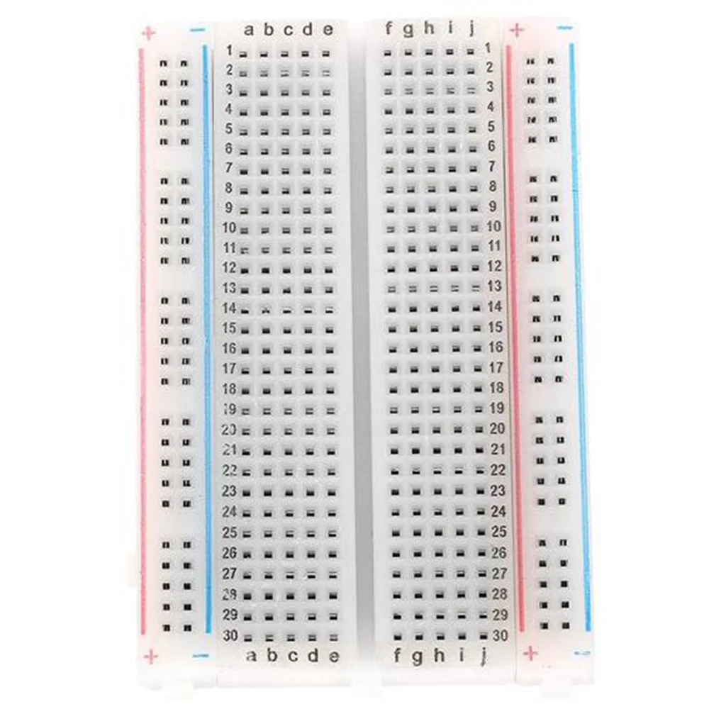 

A76K 10 Pcs PCB Test Mini Breadboard Breadboard 400 Contacts 8.5 X 5.5 Cm Test Soldering Board