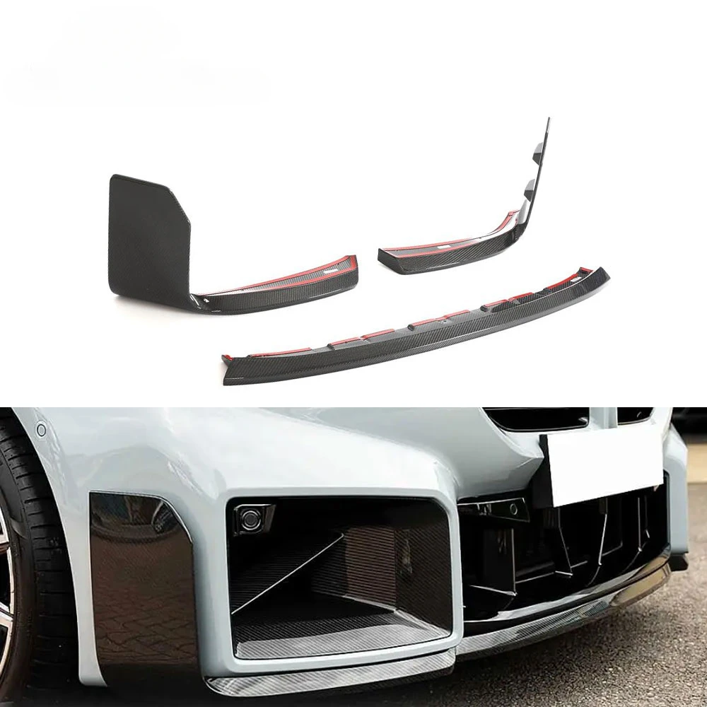 

Carbon Fiber Front Bumper Lip Canards Splitter Chin for BMW G87 M2 Coupe 2023 2024