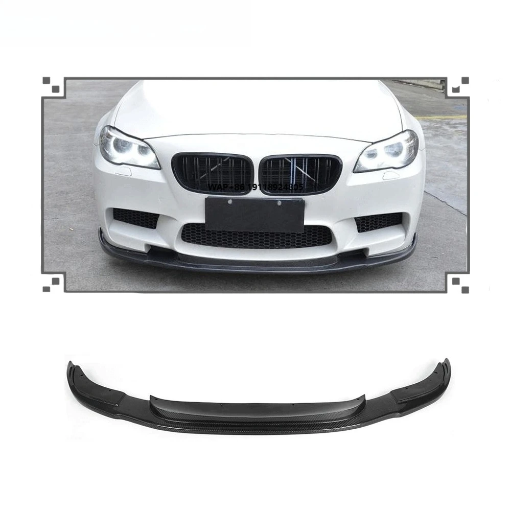 

For 5 Series F10 M5 Sedan 12-16 Front Bumper Lip Chin Spoiler Carbon Fiber