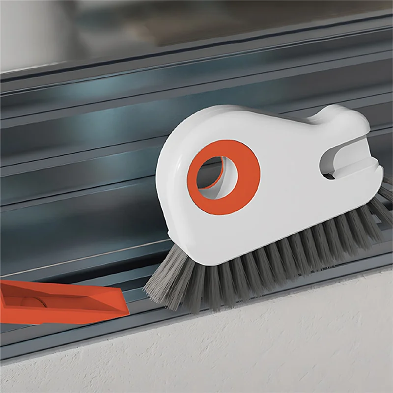 A74E-Two-In-One Cleaning Window Gaps Cleaner Household Cleaning Tools Cleaning Window Grooves Grooves And Corners Brush