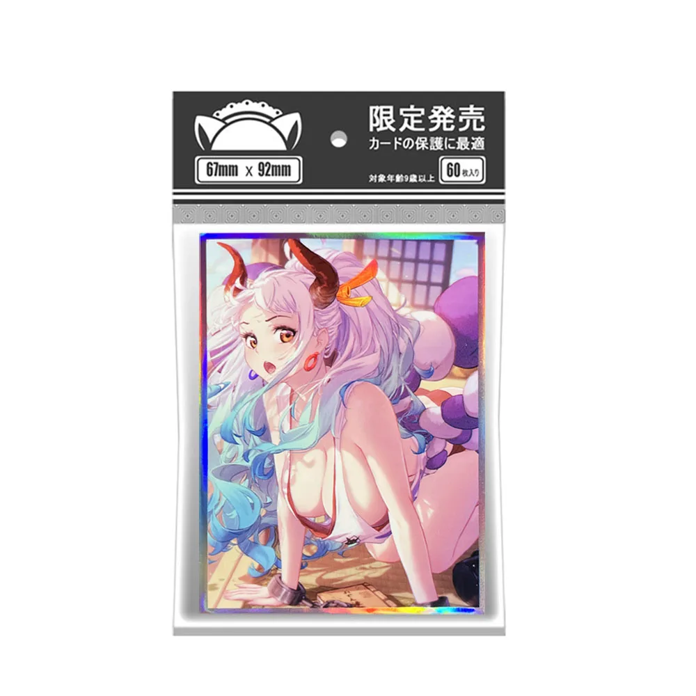 60PCS 67x92mm Anime Card Sleeves Perfect Fit MTG/PKM Toploading Trading Card Protector for PTCG/Photocards