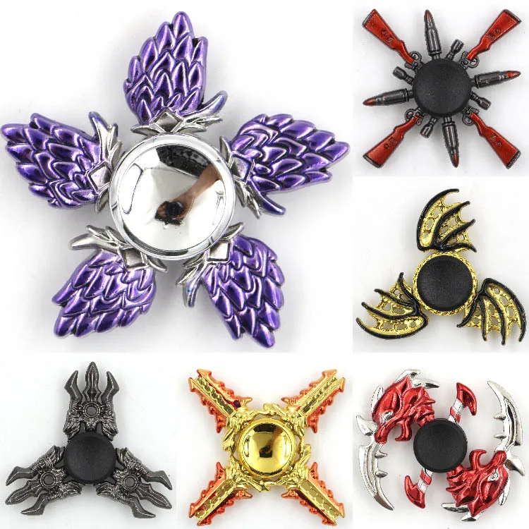 Figdet – Spinner coloré en alliage de Zinc, roulements lisses, jeu animé, Spinner à main, soulagement du Stress, jouets gyroscopiques du bout des doigts pour adultes et enfants