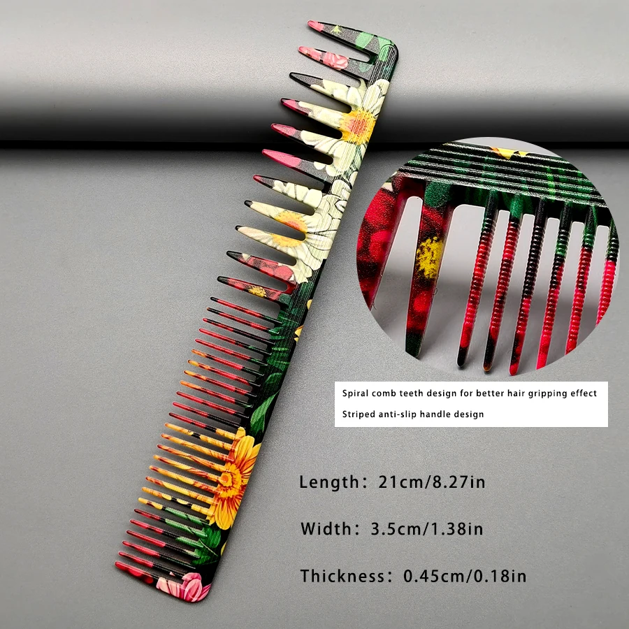 6Pcs Hair Stylist Professional Hair Comb Set, Stylish Hair Comb Set, Oil-Head Comb, Long Hair Comb, Short Hair Comb, Men's Hair Comb, Styling Tail Comb, Complete Set of 6 Pieces, Essential Salon Comb Set