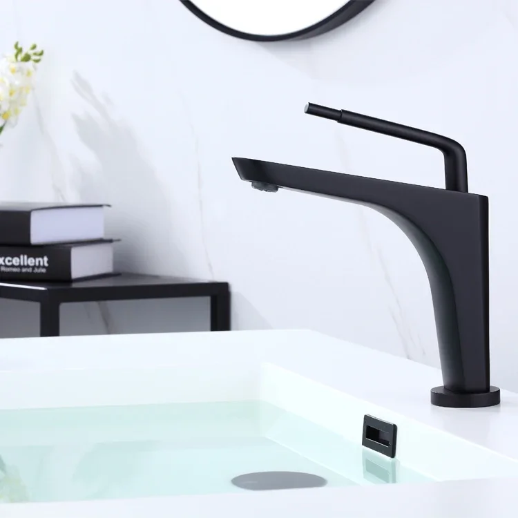 

style brass single handle bathroom faucet hot and cold basin faucet, mixer