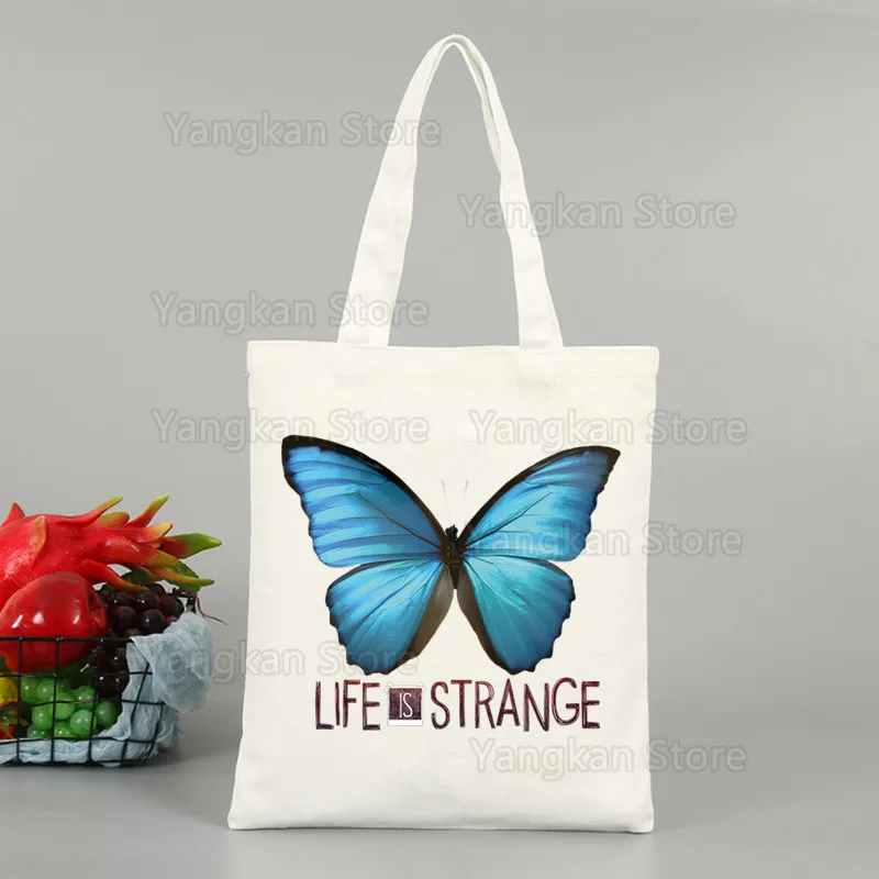 Life Is Strange Women Canvas Tote Bags Handbags Shoulder Bags Shopping Handbag