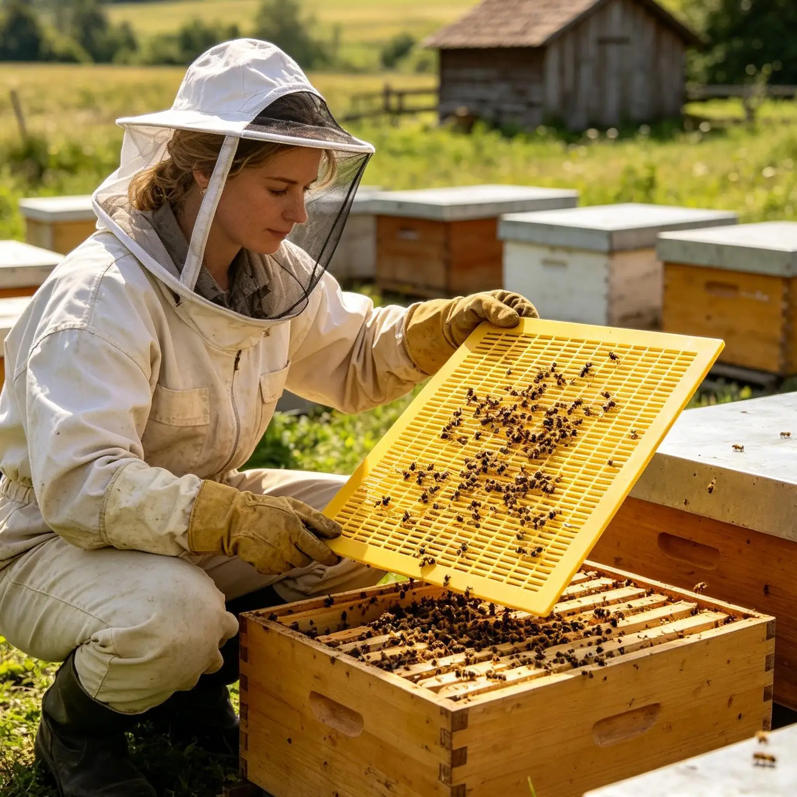 Bee Excluder 10 Pieces Easy Installation Beekeepers Tools Beekeeping Frame for Beekeeper Women Men Adults Home Indoor Outdoor