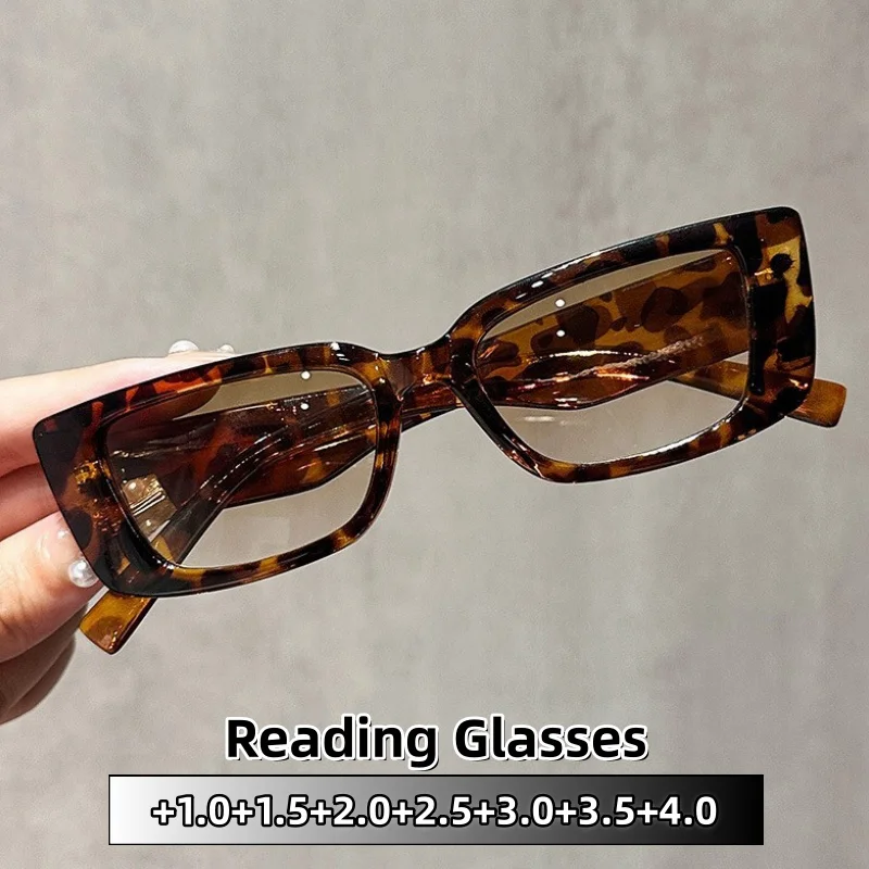 

Fashionable Square Frame Reading Glasses for Travel and Outings with High-definition UV Protection Eyeglasses +1.0 To +4.0