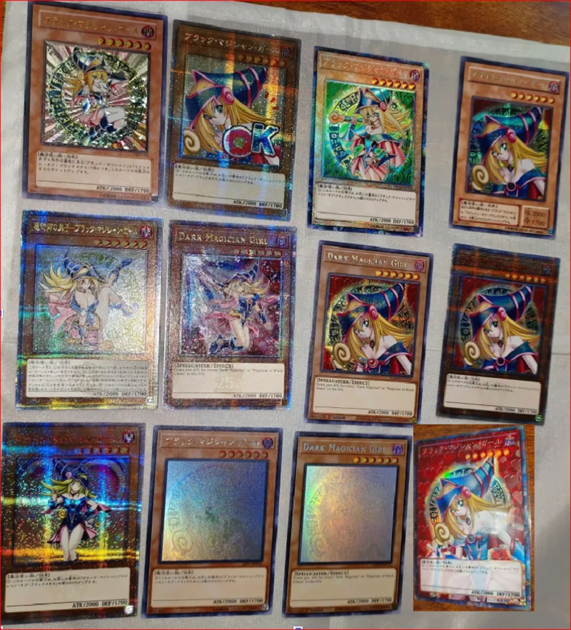 Yu-Gi-Oh OCG/TCG Dark Magician Girl - Cartão Colecionável Infantil - Item de Hobby Não Original