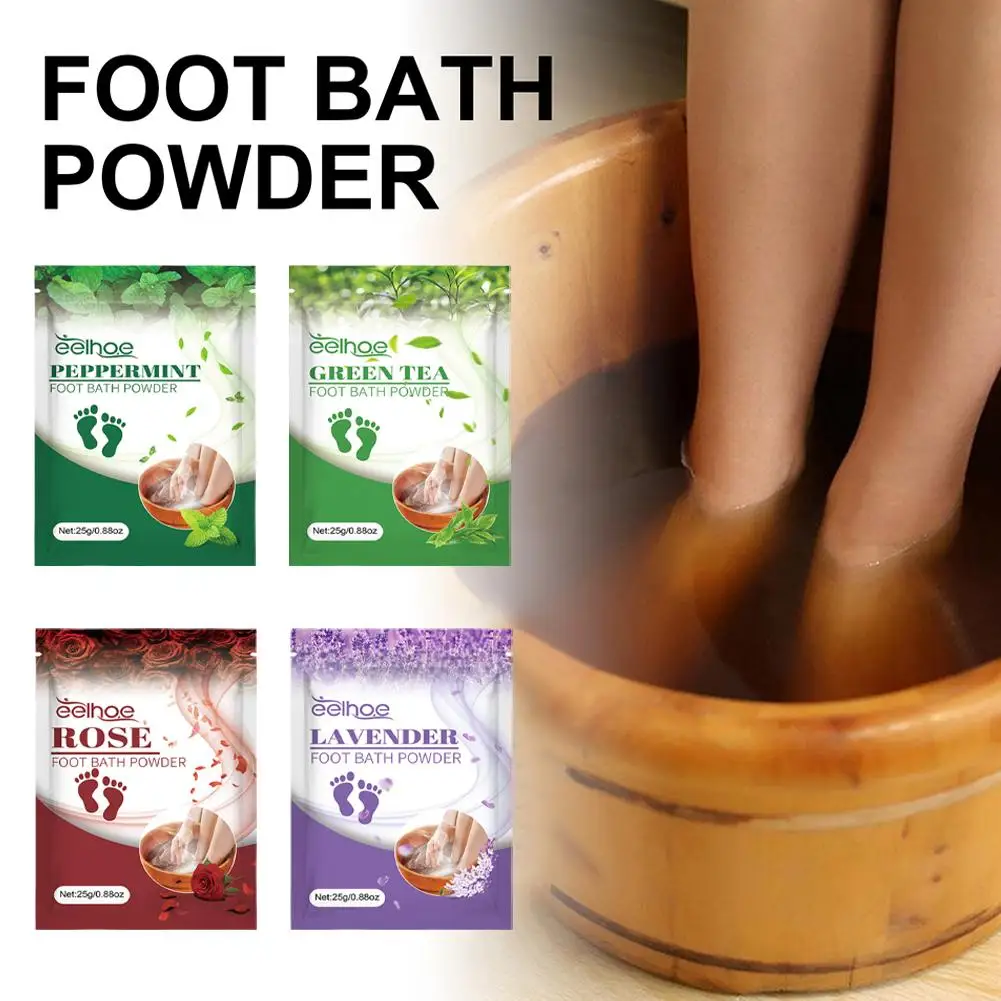 Foot Bath Salt Relieve Fatigue Deep Cleaning Eliminate Moisturizing SPA Blood Nourish Exfoliation Care Odor Circulation Pro N4L9