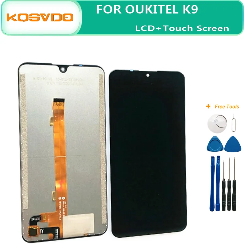 

New Original For OUKITEL K9 LCD Display + Touch Screen Assembly 7.12" 100% Tested For Oukitel K9 Front LCD Screen +Tools