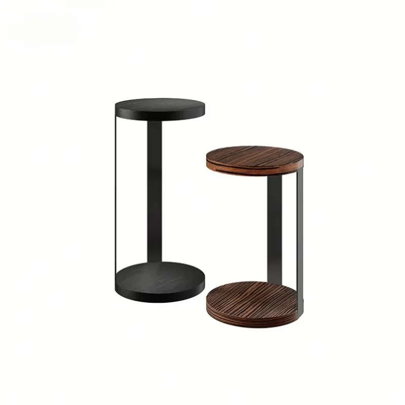 WBERT Nordic Light Wooden Side Table C-Style Ins Style Simple Modern Design Dining Small Narrow Corner Coffee Table