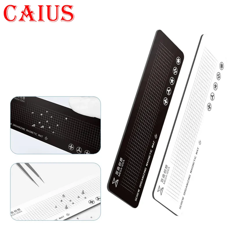 QIANLI MEGA-IDEA cuscinetto di stoccaggio a vite Pad magnetico su entrambi i lati tappetino magnetico morbido vite di smontaggio tappetino di posizionamento Anti rotolamento
