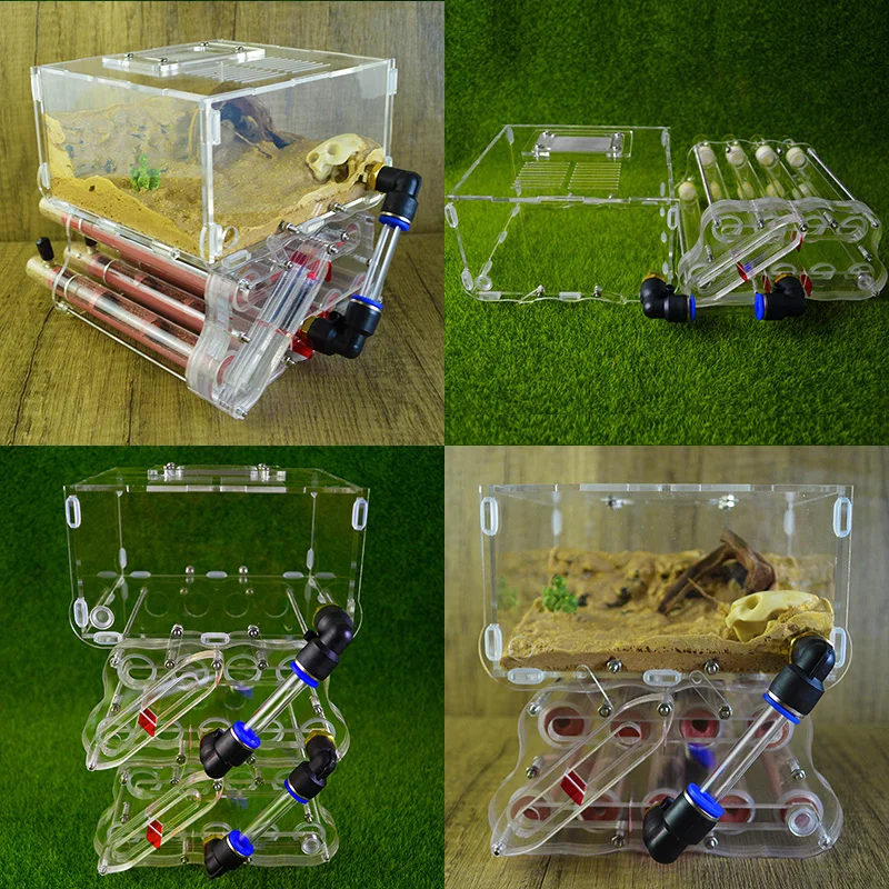 Shiwang Ant House 18mm Layered Acrylic Bamboo Joint Test Tube Assembly Pet Ant Breeding Ant Nest Box Workshop