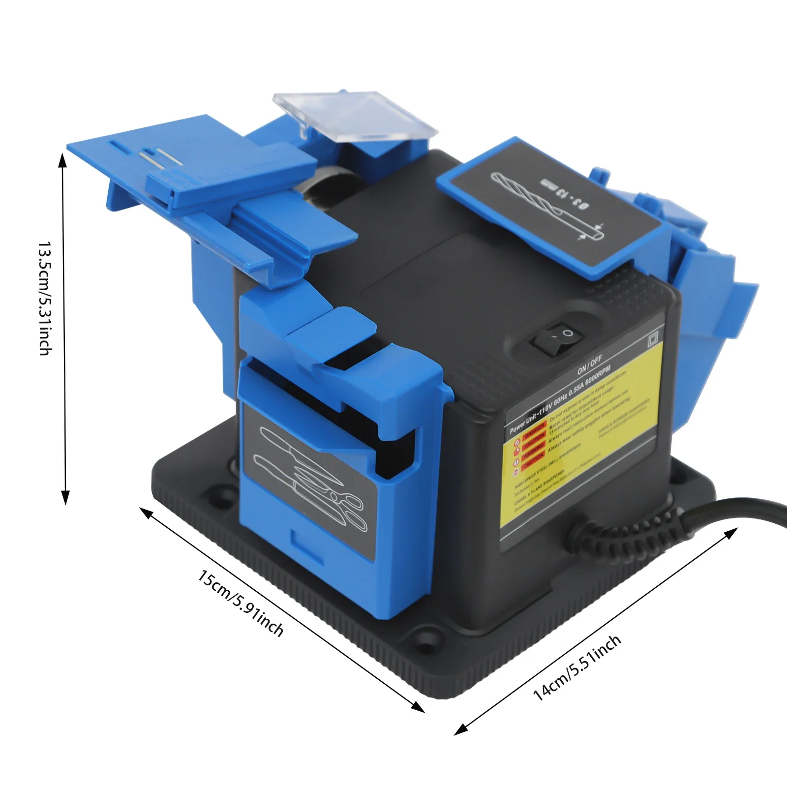 

96W 110V Multifunctional Electric Cutte Knife Chisel Scissor Sharpener Household Electric Sharpening Machine Knife Sharpener