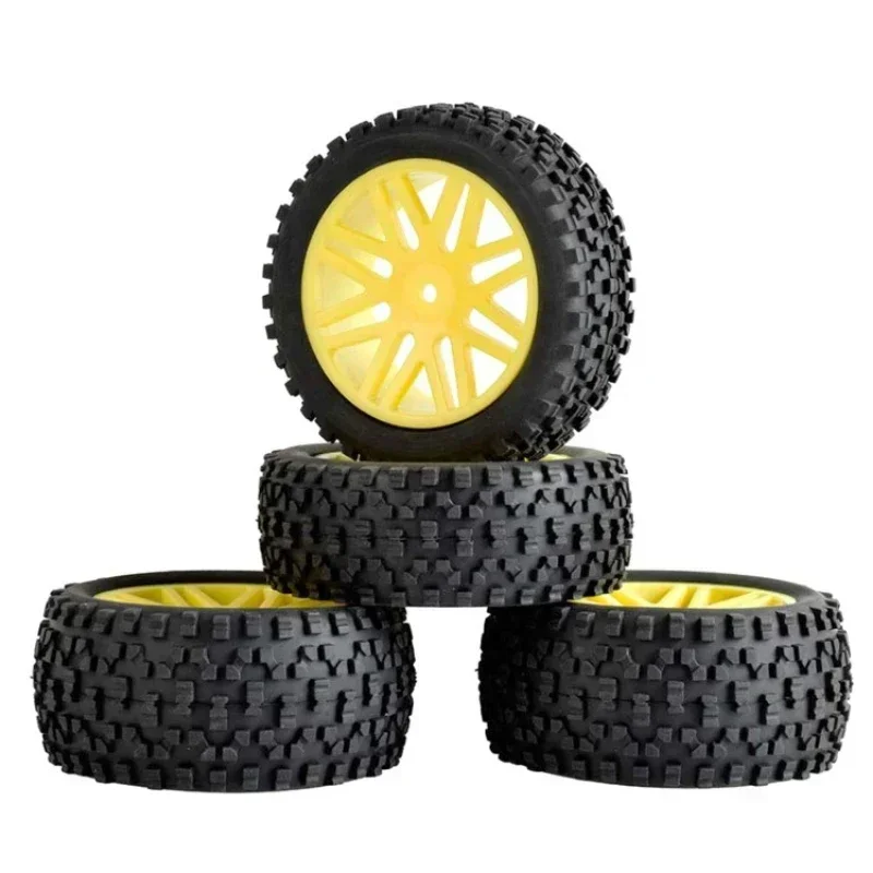 

4Pcs 85mm Tires Wheel Tyre for Wltoys 144001 124019 104001 RC Car Upgrade Parts 1/10 1/12 1/14 Scale Off Road Buggy