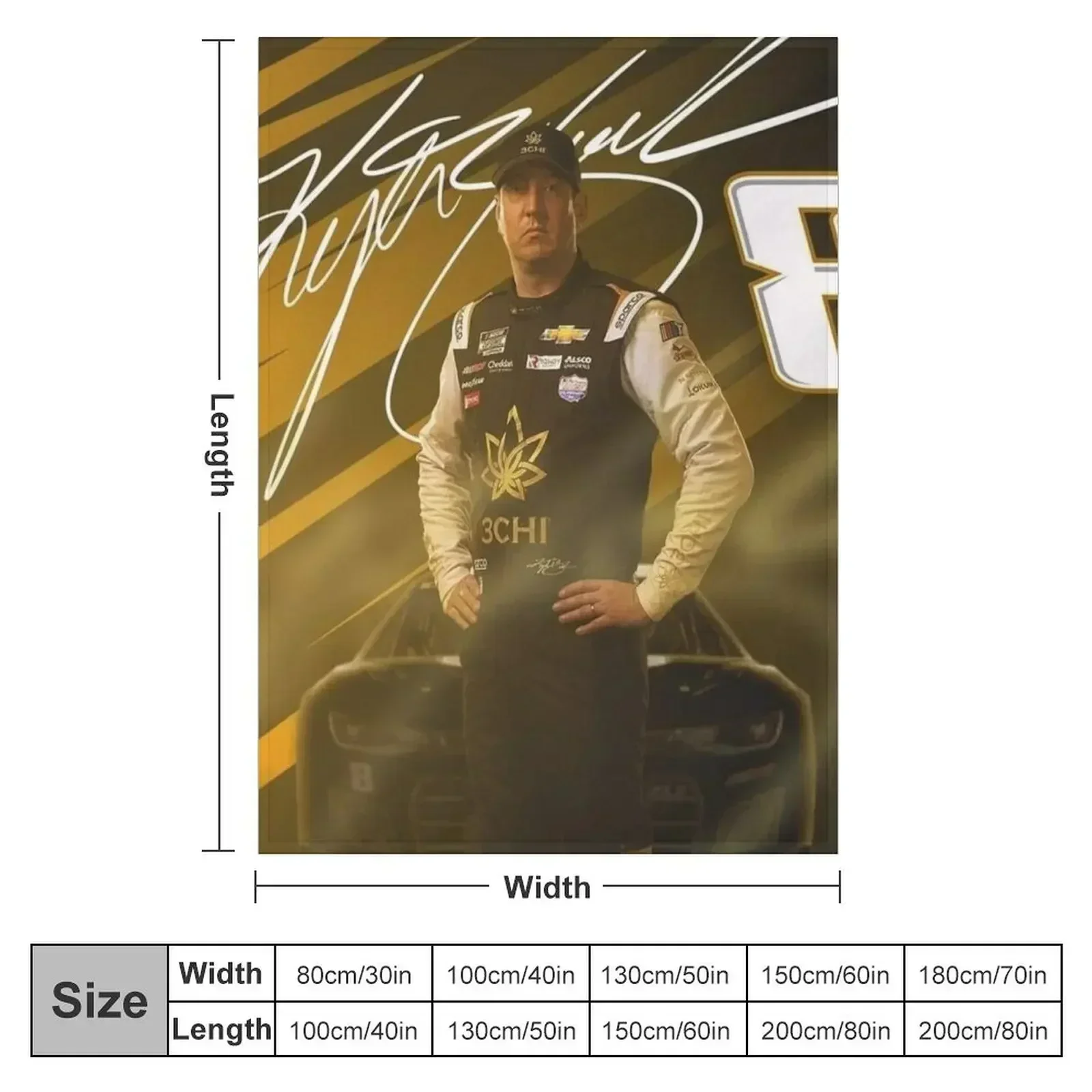 kyle busch Throw Blanket for winter Sleeping Bag Cute Decorative Beds Blankets