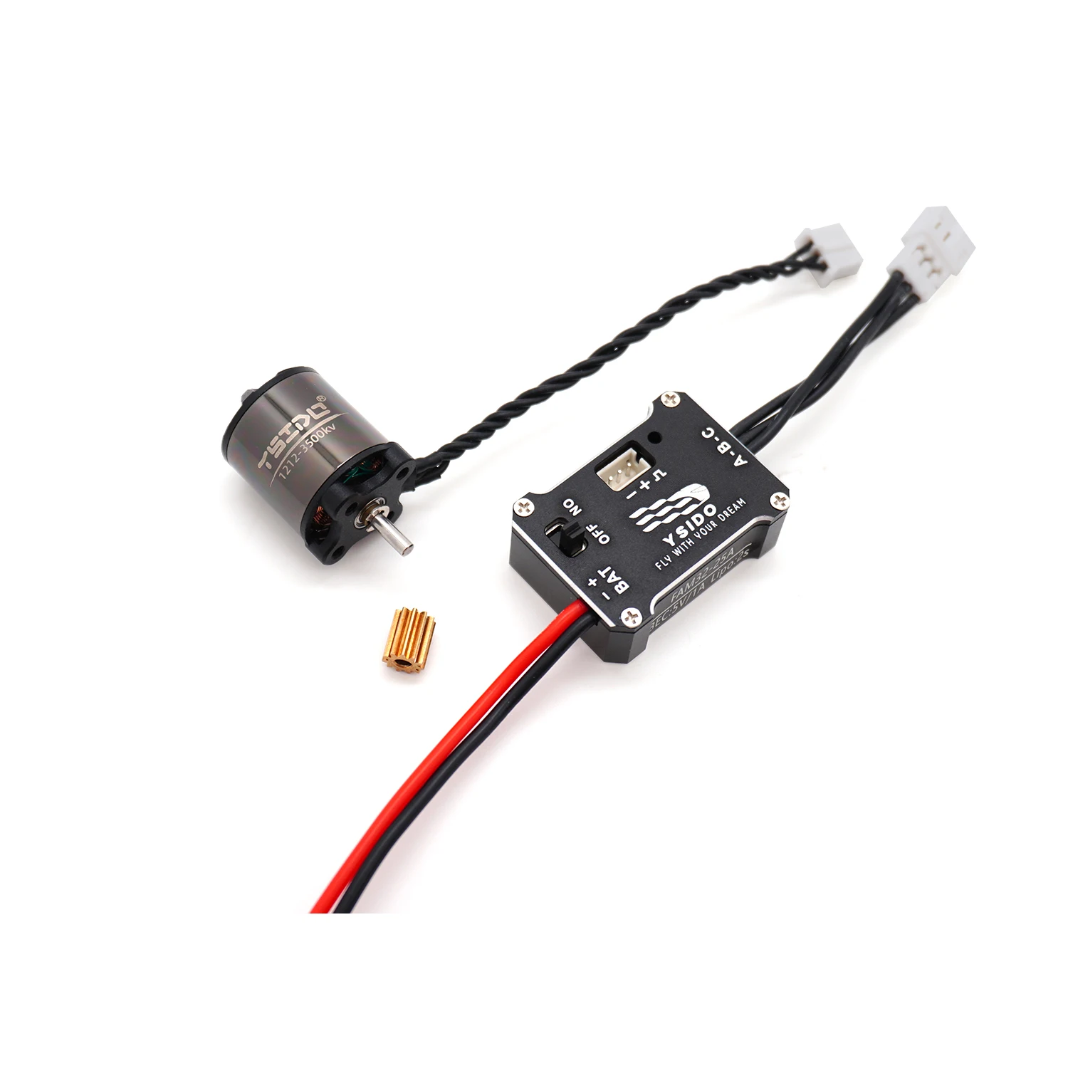 YSIDO 1212 3500KV Motore Brushless FAM32 25A ESC 2S BEC 5V/1A per 1/18/ 1/24 1/28 RC Mini Auto Arrampicata Drift TRX4M Parti di Aggiornamento