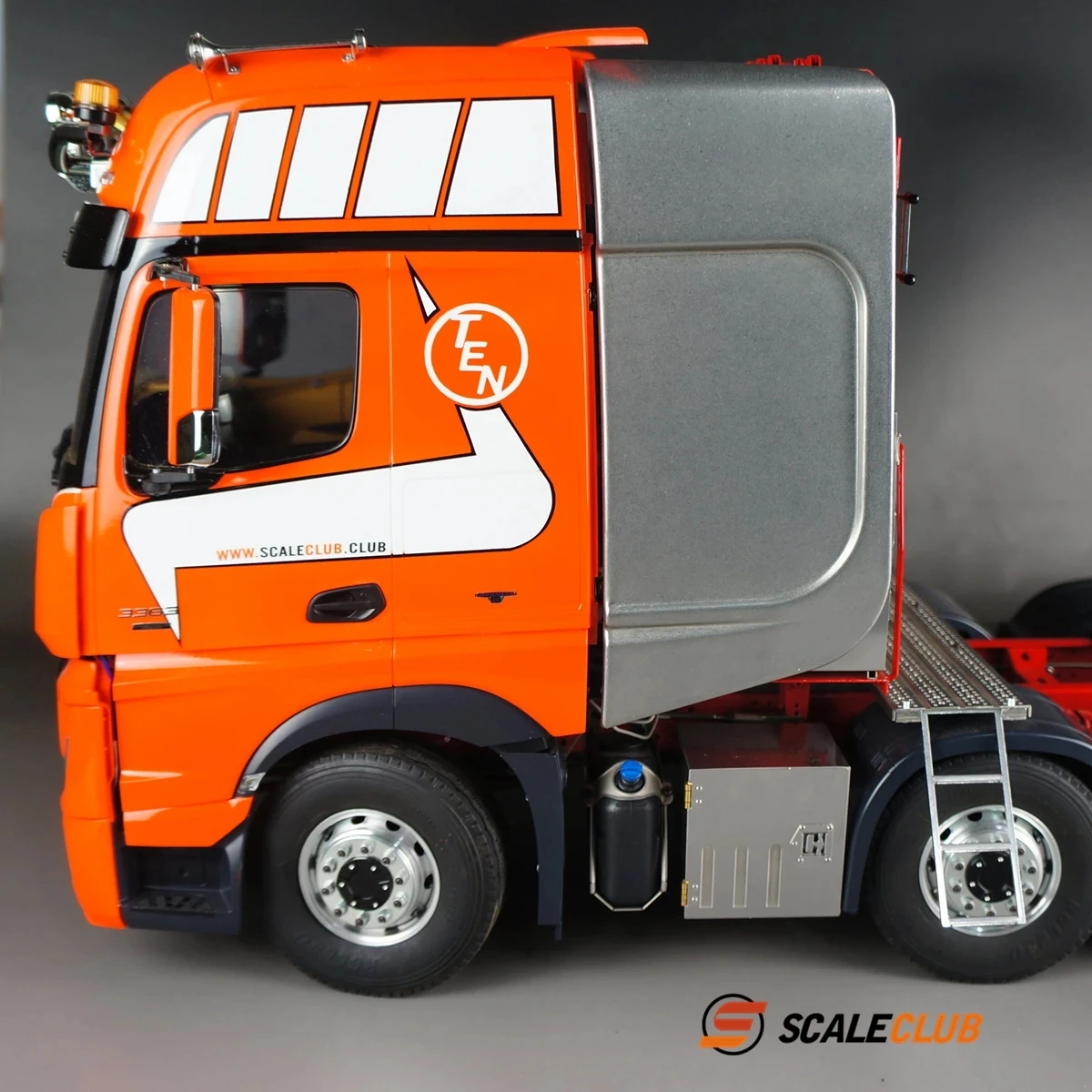 

Scaleclub Model 1/14 For Tamiya For Mercedes-Benz Heavy Tow SLT Metal Spoiler Side Plate Equipment Rack For Scania Lesu