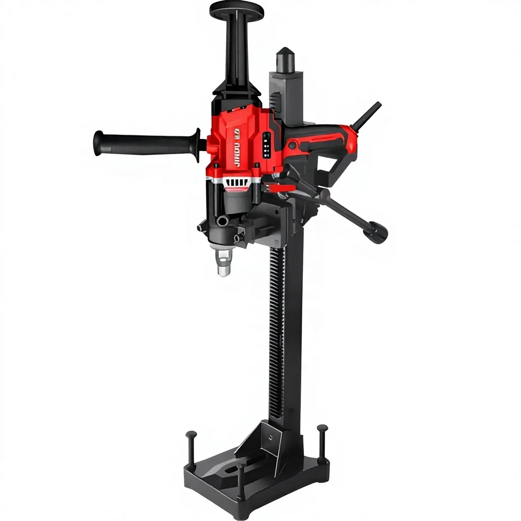 Jindu  DCD06BL Brushless Water Crystal Drill Portable Concrete Stone Hole Drilling Air Conditioner Standby Hand Dual Use Frame